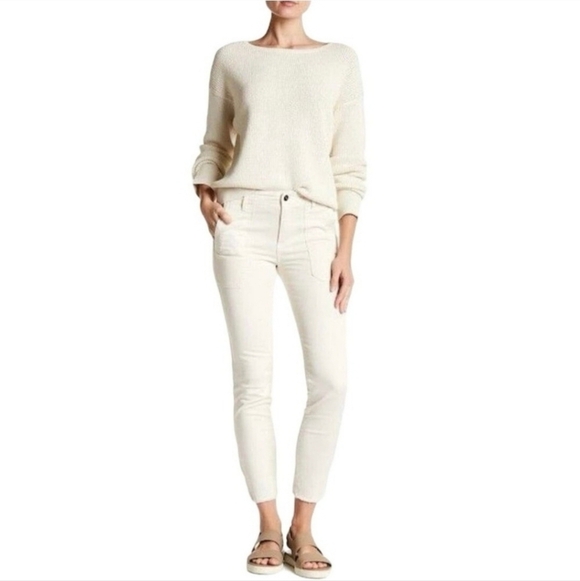Vince Pants - Vince Skinny Military Stretch Twill Slim Pants, Size 26.